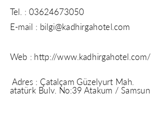 Kadhrga Hotel iletiim bilgileri